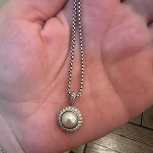 David yurman, pearl / Diamond necklace